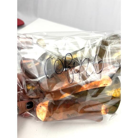 VTG Set Copper & Brass Angel Candle Holders Holiday Christmas Mexico - Picture 11 of 11